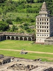 Granite hills and fortifications of Gingee Fort