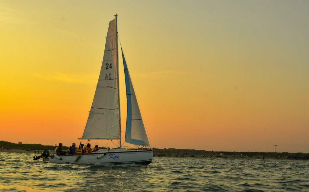 Sunset Sailing in Pondicherry Pondicherry Beach Escapes